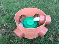 RIBBIT Radial Flow Splitter for use with perforated pipes, for improved effluent distribution